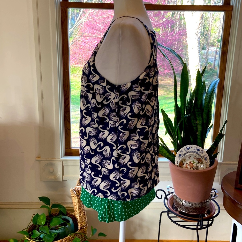 Anthropologie Porridge Swan Layered
Tank Top size Small